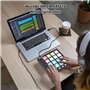 summina Pad MIDI Contrôleur MIDI Contrôleur de pad MIDI USB WORLDE Contrôleur MIDI Beat Maker Machine 6 boutons assignables Répé