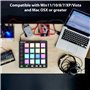 summina Pad MIDI Contrôleur MIDI Contrôleur de pad MIDI USB WORLDE Contrôleur MIDI Beat Maker Machine 6 boutons assignables Répé