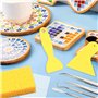 SPEEDWOX Lot de 9 outils et fournitures pour mosaïque pour débutants 2 racleurs 2 pinces 1 crochet à double extrémité 1 spatule 