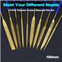 SPEEDWOX Lot de 20 pinces à outils pour mosaïque avec roue de coupe de rechange revêtue de titane - Aiguille diamant - Longueur 