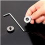 SPEEDWOX Lot de 20 pinces à outils pour mosaïque avec roue de coupe de rechange revêtue de titane - Aiguille diamant - Longueur 