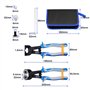 SPEEDWOX Lot de 18 outils de mosaïque pour débutants - Pince coupante en céramique avec roue de rechange - Grattoirs à pince à é