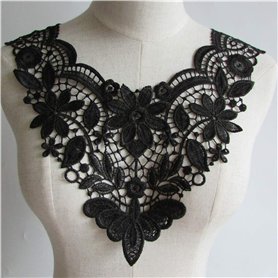 Yulakes Broderie - Col en Dentelle Décoré - Patch en Dentelle Pour Robe - Bricolage et Artisanat