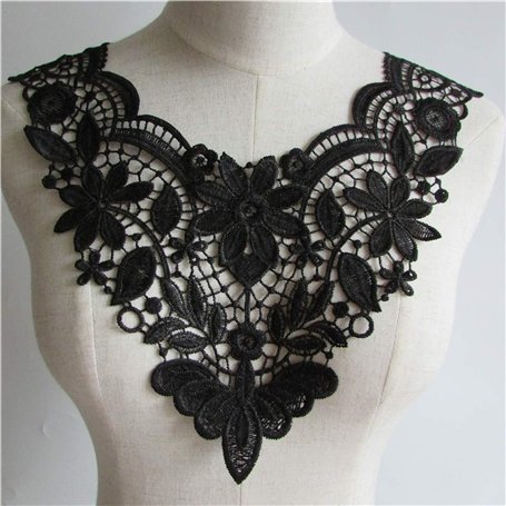 Yulakes Broderie - Col en Dentelle Décoré - Patch en Dentelle Pour Robe - Bricolage et Artisanat