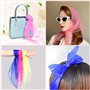 yumcute 12pcs Foulard Jonglage, Foulards de Danse, Écharpes De Jonglage, pour Magie Jonglage Spectacle Draps de Gymnastique Spec