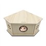Eyksta Maison Hamster Jouet Hamster Accessoire Habitats pour Petits Animaux pour Hamster Nains Gerbille 20 * 20 * 11.1cm