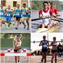 1 à 100 bavoirs de course Kyzistn - Grands chiffres avec broches de sécurité pour les événements marathon et course - Tyvek rési
