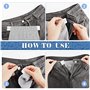 4 Pièces Extensions de Bouton Pantalon Élastique de Maternité, Extenseurs de Taille Ajustables pour Femmes Enceintes, Extension 