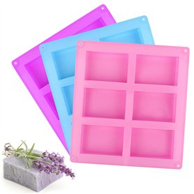 3 Pièces Moule Savon Silicone