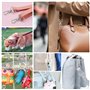 TDUNSYA 60 Pièces Mousqueton Sac a Main, Boucle Sangle, Mousqueton Pivotant Couture, Mousqueton Couture Métal, Mousqueton Sac a 