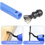 DODUOS Ensemble d'outils d'ébavurage à poignée en métal avec 10 lames de rechange Lame rotative à 360 ° pour imprimantes 3D Méta