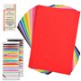 50 Pcs Tissu en Feutre TIMESETL 20 x 30 cm 50 Couleurs Feuilles de Feutre Feuilles Tissus Patchwork Feutrine Loisir Creatif Proj