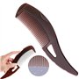 Peigne à cheveux à dents creuses pour massage du cuir chevelu / rafraîchissement et élimination des pellicules/de la saleté