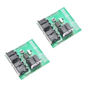Lot de 2 adaptateurs MIDI Shield Music Distribution Board Instrument Interface numérique