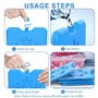 Bangbobi Packs de Glace pour Sacs isothermes - 4 pièces de 200 ML chacune - Éléments de Refroidissement réutilisables Ultra-Minc