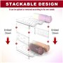 Bangbobi Range-Bouteilles Porte-Bouteilles empilable pour réfrigérateur, Armoire et Garde-Manger - Range-Bouteilles et Porte-Bou
