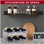 Bangbobi Range-Bouteilles Porte-Bouteilles empilable pour réfrigérateur, Armoire et Garde-Manger - Range-Bouteilles et Porte-Bou