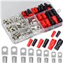 120 Pièces Cosse à Sertir Kit Cosses Electriques Pour Voiture Avec Sertir Bornes De Batterie Connecteur SC Aperçu De La Bouche E