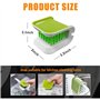 Xzyden Suvnie Brosse de nettoyage pour ceinture de sécurité de voiture - Outil de lavage double face en forme de U - Multifoncti