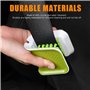 Xzyden Suvnie Brosse de nettoyage pour ceinture de sécurité de voiture - Outil de lavage double face en forme de U - Multifoncti