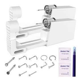KAIQIKAIXI 2 Packs de kit de perçage du nez