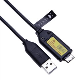 Câble de chargement et de données USB pour appareil photo numérique Samsung série ES : ES55