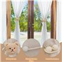 Wzhtuzi Lot de 2 pinces à rideaux en corde - Motif ours de dessin animé - Pour décoration de chambre d'enfant - Beige