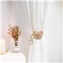 Wzhtuzi Lot de 2 pinces à rideaux en corde - Motif ours de dessin animé - Pour décoration de chambre d'enfant - Beige
