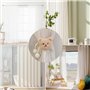 Wzhtuzi Lot de 2 pinces à rideaux en corde - Motif ours de dessin animé - Pour décoration de chambre d'enfant - Beige
