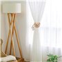 Wzhtuzi Lot de 2 pinces à rideaux en corde - Motif ours de dessin animé - Pour décoration de chambre d'enfant - Beige