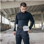 Wzhtuzi Lot de 4 ceintures de travail pour homme - Ceinture tactique réglable en nylon - Pas de boucle en métal - Passage rapide