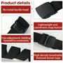 Wzhtuzi Lot de 4 ceintures de travail pour homme - Ceinture tactique réglable en nylon - Pas de boucle en métal - Passage rapide