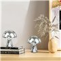 Boule Disco Champignon Miroir, Champignon Scintillant à Paillettes Décoration de Boules Disco en Forme de Champignons Disco Pour