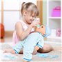 Poupée Bébé 12 Pouces - Set Poupée Garçon avec 3 Vêtements et Accessoires, Berceau Portatif, Biberon, Tétine, Jouets d'Imitation