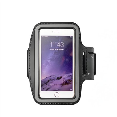 Brassard de sport universel pour smartphone - Sac de course pour actif - Compatible avec iPhone 15/14/13/12 Pro Max et Galaxy S2