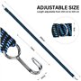 MINSHUXI 4Pcs Tendeurs Elastique Crochets 200X3CM Sandow Elastique Réglables Corde Elastique Elastique Plate Tendeur pour Vélo M