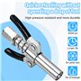 Pompe a Graisse, Graisseur Manuelle, Embout Pompe a Graisse avec Flexible 30cm et M6 M8 M10 Graisseur a Visser pour Tous Les Typ