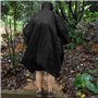 Poncho de Pluie Imperméable 3 en 1 Imperméable Polyvalent Léger Respirant Housse Cape, Vestes Pliables et Réutilisables avec Cap