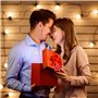 Lot de 100 étiquettes cadeaux en forme de cœur avec cordon de 10 m, étiquettes en papier kraft, adaptées pour la Saint-Valentin,