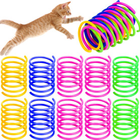 Komoyo Lot de 20 Jouet Printemps Coloré de Chat