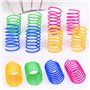 Komoyo Lot de 20 Jouet Printemps Coloré de Chat, Jouet Ressorts Chat, Pet Coloré Ressorts en Spirale, Interactif Chat Jouets, Pl