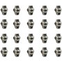 20 Pièces Clips de Câble en Acier Inoxydable 304