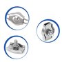 20 Pièces Clips de Câble en Acier Inoxydable 304, Serre-Câble M2, Pinces De Câble Métalliqu pour Câble Métallique, pour Serre-câ