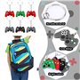 12 Pièces Jeu Porte-Clés de Contrôleur de Jeu, Pendentif de Jeu Vidéo Portable À Poignée, Porte-Clés de Fête, 6 Couleurs, Pour F