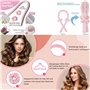 Bandeau pour cheveux bouclés pendant la nuit, boucles de nuit, boucles Heatless Curls, bandeau pour cheveux longs et moyens (ros