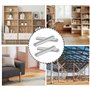 Lot de 25 Supports d'Étagère, 6 x 40 mm en Acier Inoxydable 304 pour Étagères, Goupilles de Positionnement, Étagère Support Broc