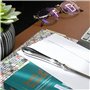 Silvery Letter Opener, Envelope Opener Knife Metal Letter Opening Knife, Paul Revere Paper Cutting Knife, 9 Pouces (1 Pack) （1 P