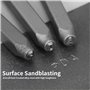 36PCS 4mm Lettre à Frapper, Lettre a Frapper Alphabet A-Z & et Numero 0-9 Outil de Presse ​Poincon Metal pour Perforation de Poi