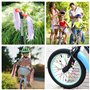TRKETK 2 Paires de Vélo Tassels et 36 Perles de Rayons, Accessoires de Vélo pour Filles Perles de Clip de Vélo Rubans à Pompons 