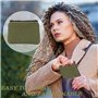 TRKETK 2 Pièces Petits Portefeuilles Mini Porte Monnaie Portable Porte Monnaie Unisexe en Toile avec Fermeture éclair pour Carte